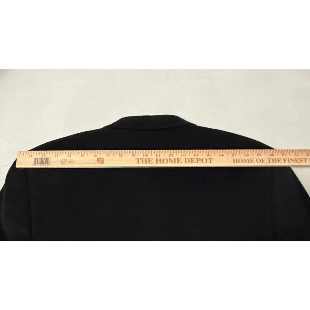Jos A Bank Exec. Collection 44XL Black Wool Silk 70/30 Tailored Fit Sport Coat